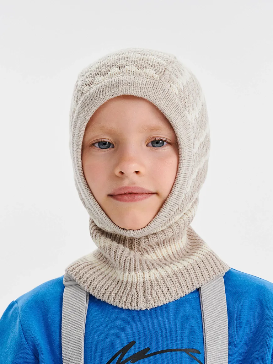 Шапка вязаная Itri stripe five!