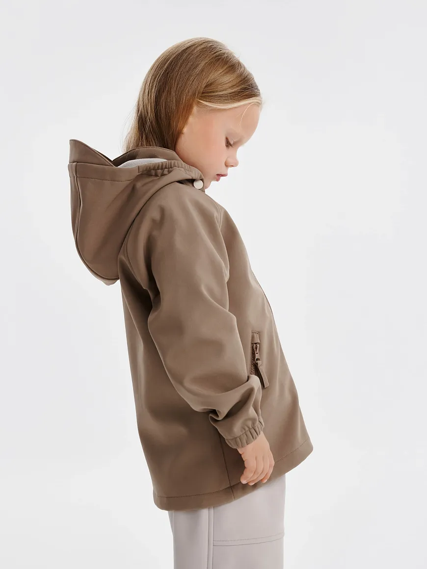 Куртка Leokid Softshell Lake Mink brown