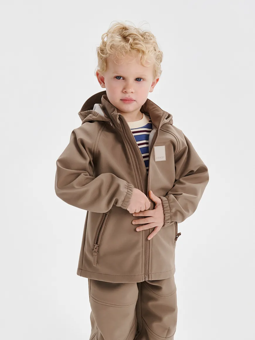 Куртка Leokid Softshell Lake Mink brown