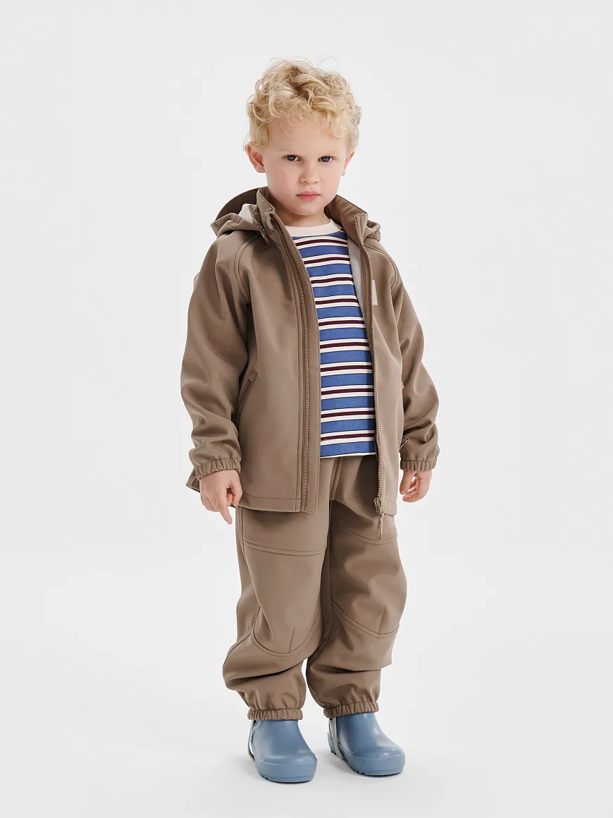 Куртка Leokid Softshell Lake Mink brown