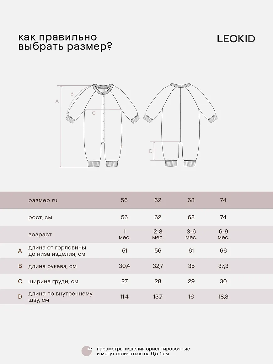 Комбинезон для новорожденных Moty Marshmallow