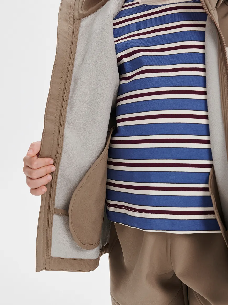 Куртка Leokid Softshell Lake Mink brown