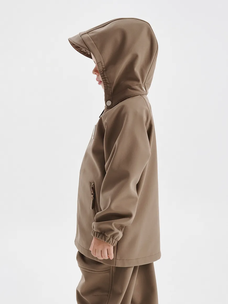 Куртка Leokid Softshell Lake Mink brown