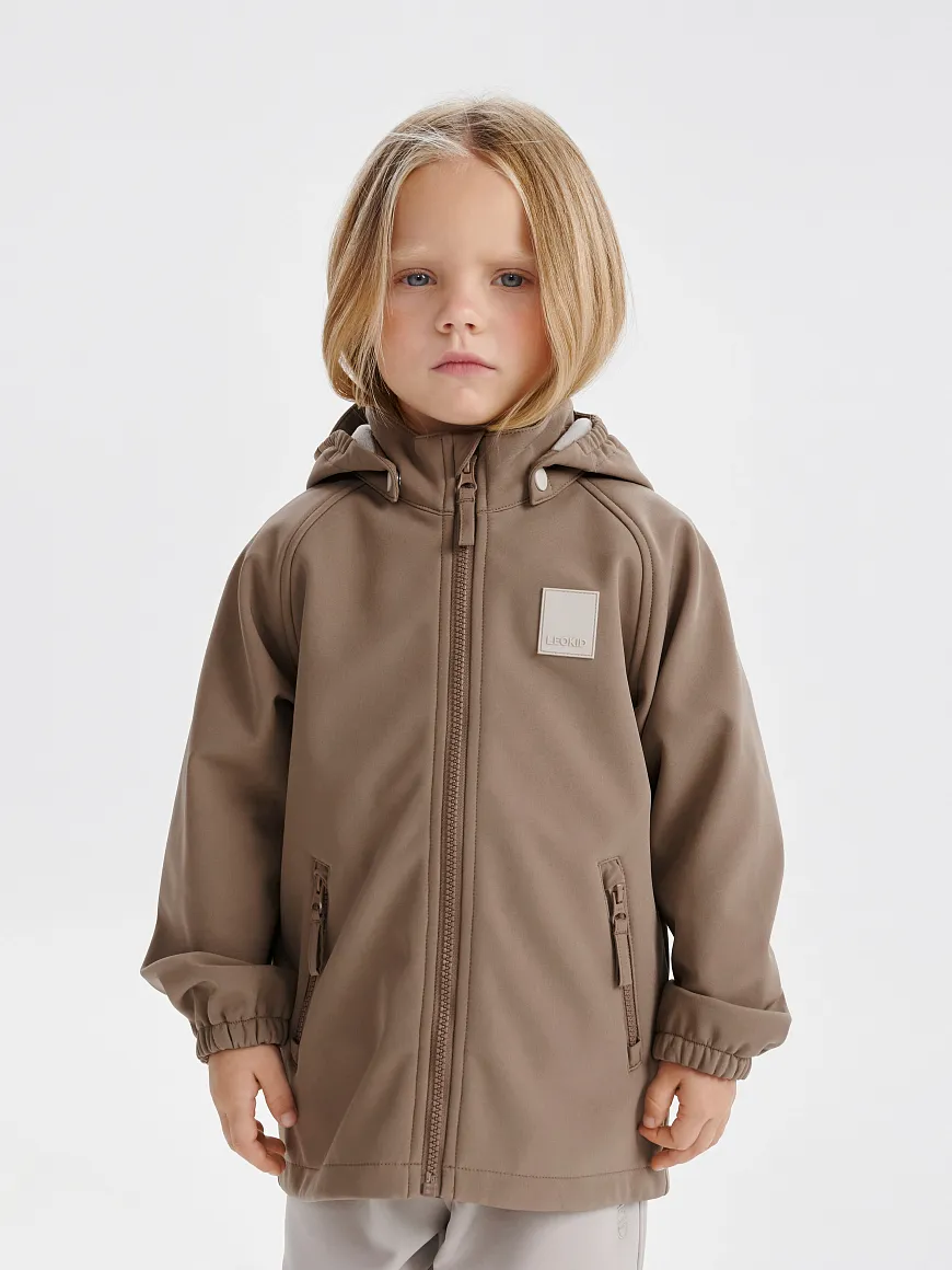 Куртка Leokid Softshell Lake Mink brown