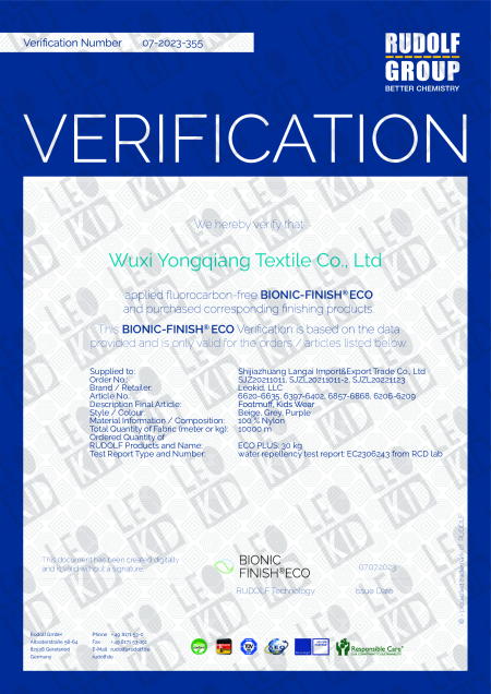 Тест водоотталкивающих свойств покрытия BIONIC FINISH® ECO: Комбинезон Eddy