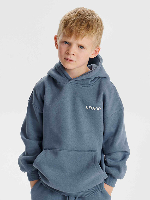 Толстовка с капюшоном Leokid Bernie Storm Blue