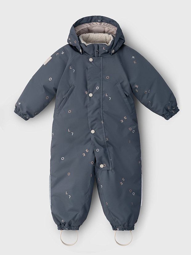 Комбинезон утепленный Leokid Hero Say my name dark gray