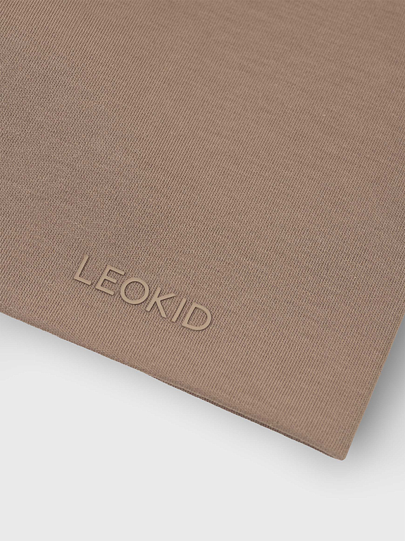 Трикотажная шапка Leokid Light Beige