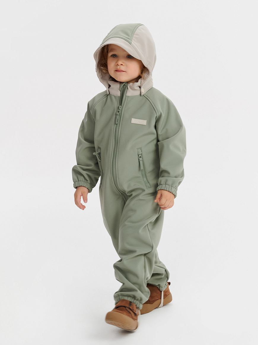 Комбинезон демисезонный Softshell Lilo Moss Gray
