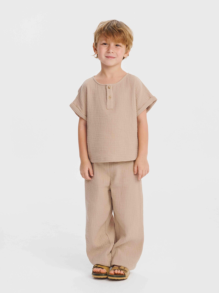 Брюки трикотажные Elion Almond milk