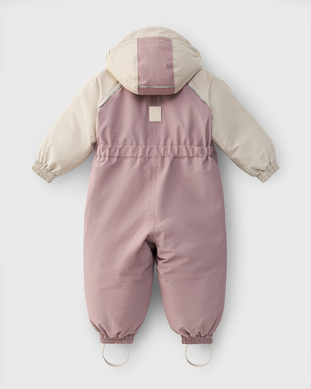 Комбинезон утепленный Leokid Color block Pink Slate