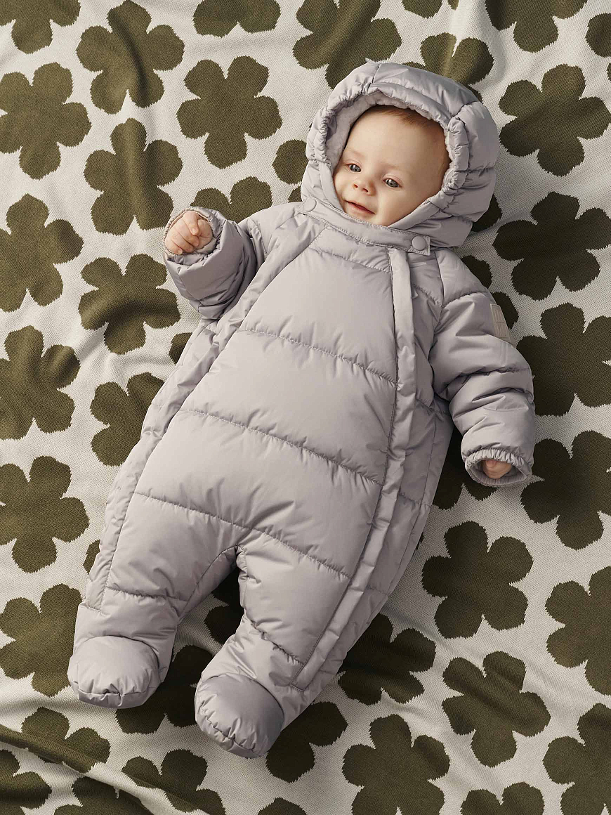 Комбинезон зимний для новорожденных Eddy Gray Mist