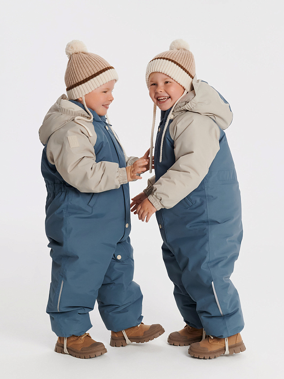 Комбинезон утепленный Leokid Color block Salt Blue