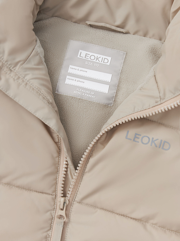 Жилет с капюшоном Leokid Stevie Almond milk