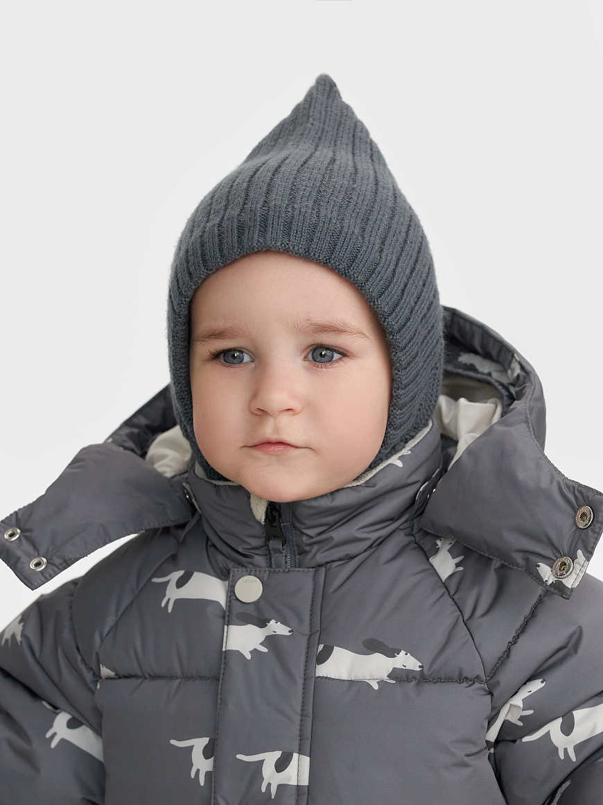 Шапка вязаная Woolwood Deep Gray