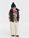 Жилет с капюшоном Leokid Stevie Navy Blue