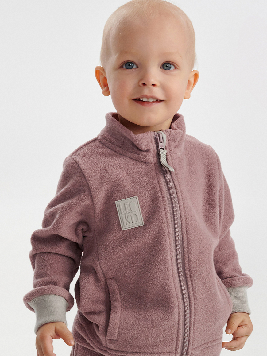 Флисовый джемпер Leokid Lotte Wood Pink