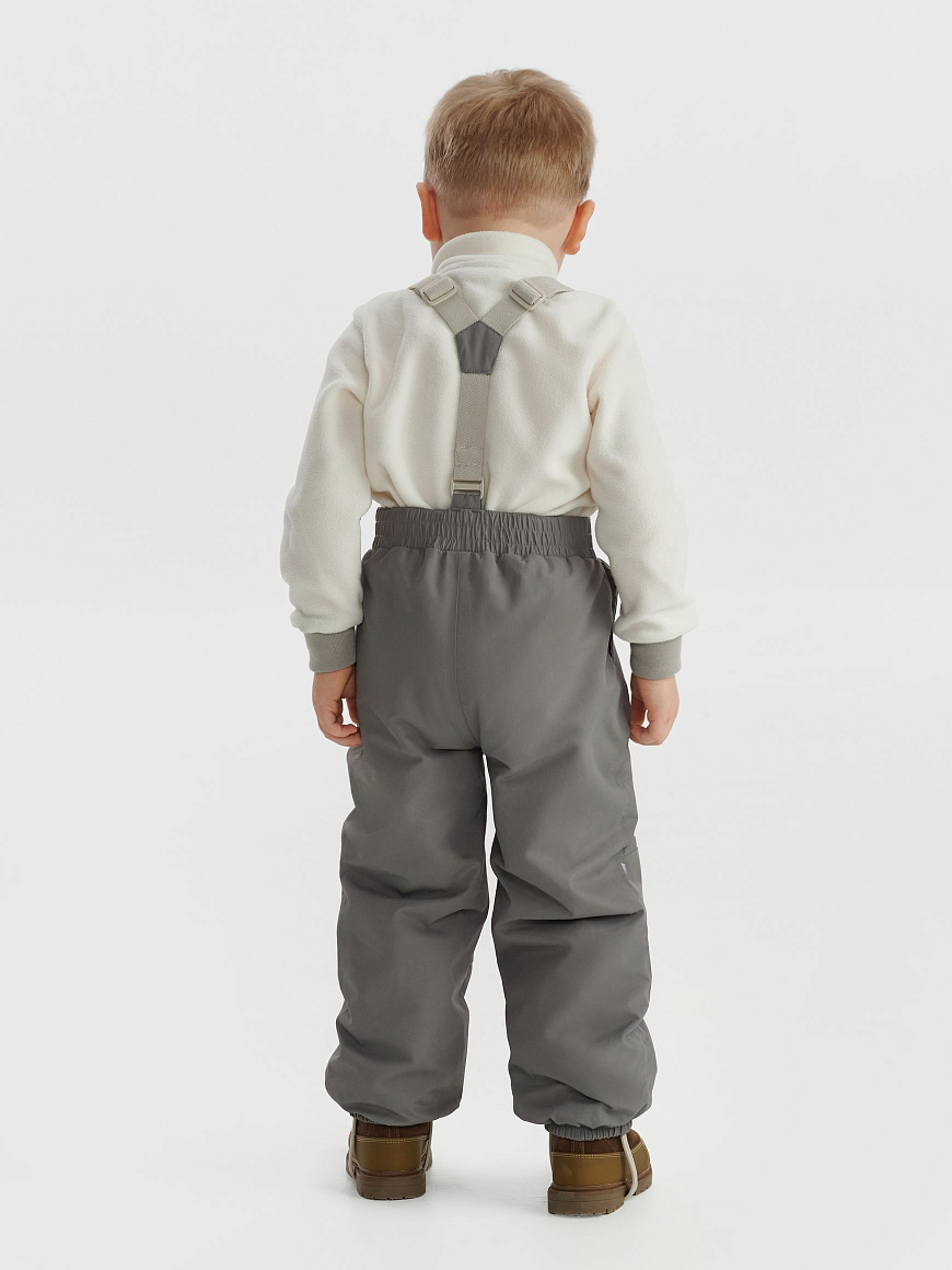 Брюки демисезонные на подтяжках Flint Slight Gray