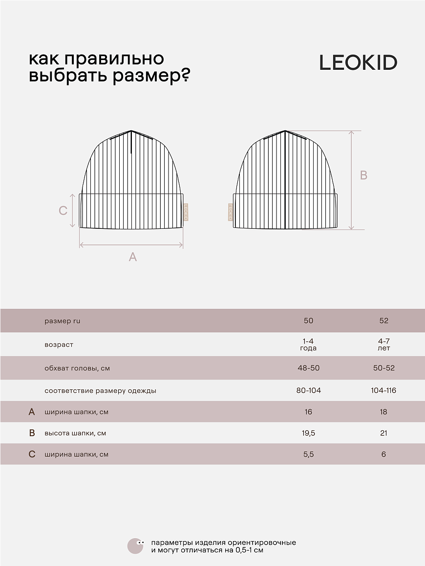 Шапка вязаная Beanie Cream