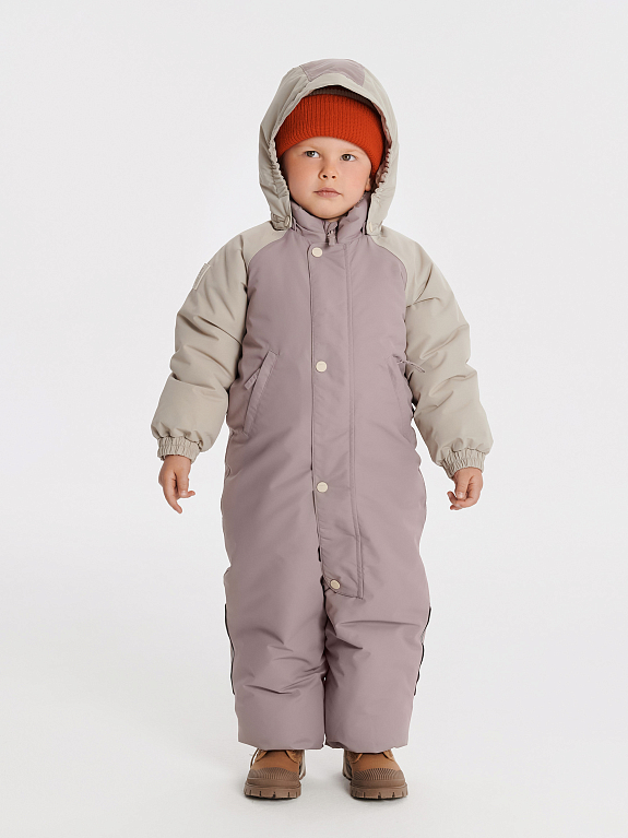 Комбинезон утепленный Leokid Color block Pink Slate