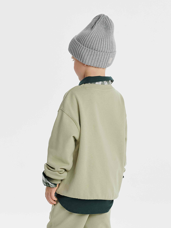 Трикотажный свитшот Leokid Ozzie Moss Gray