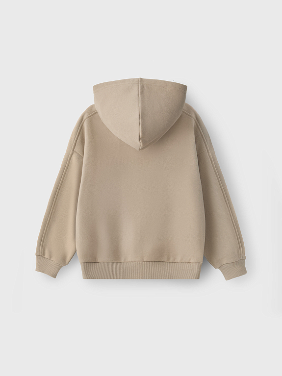 Толстовка трикотажная на молнии LEOKID Holly Brown Safari