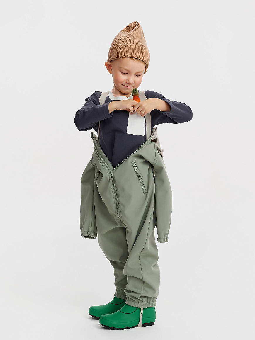 Комбинезон демисезонный Softshell Lilo Moss Gray