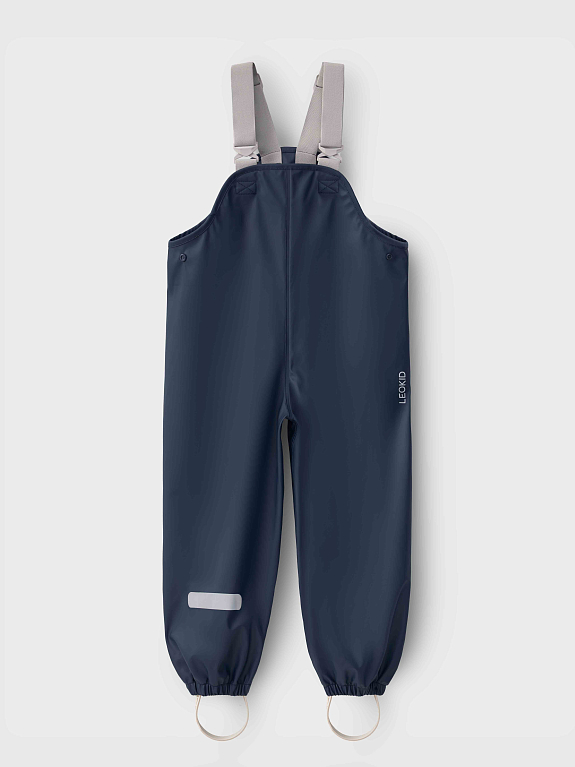 Детский непромокаемый полукомбинезон Leokid Leaf Navy Blue