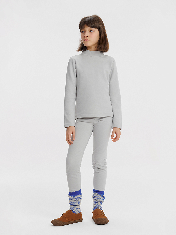 Фуфайка с рукавами Leokid Ova Oyster gray