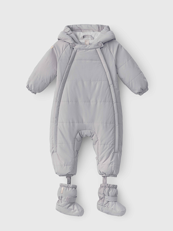 Комбинезон в комплекте с пинетками Leokid Loon Ash Gray