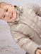 Утепленная куртка Leokid Leni Beige Fluffy