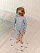 Лонгслив для плавания LEOKID Rona Foggy Blue