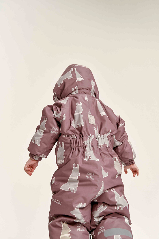 Зимний комбинезон Leokid Hero  Old Friends Pink