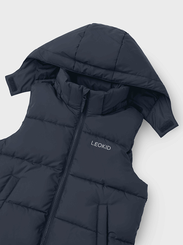 Жилет с капюшоном Leokid Stevie Navy Blue