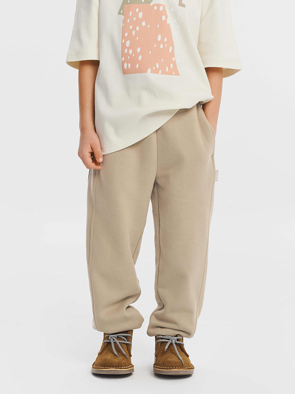 Брюки трикотажные детские LEOKID Elan Brown Safari