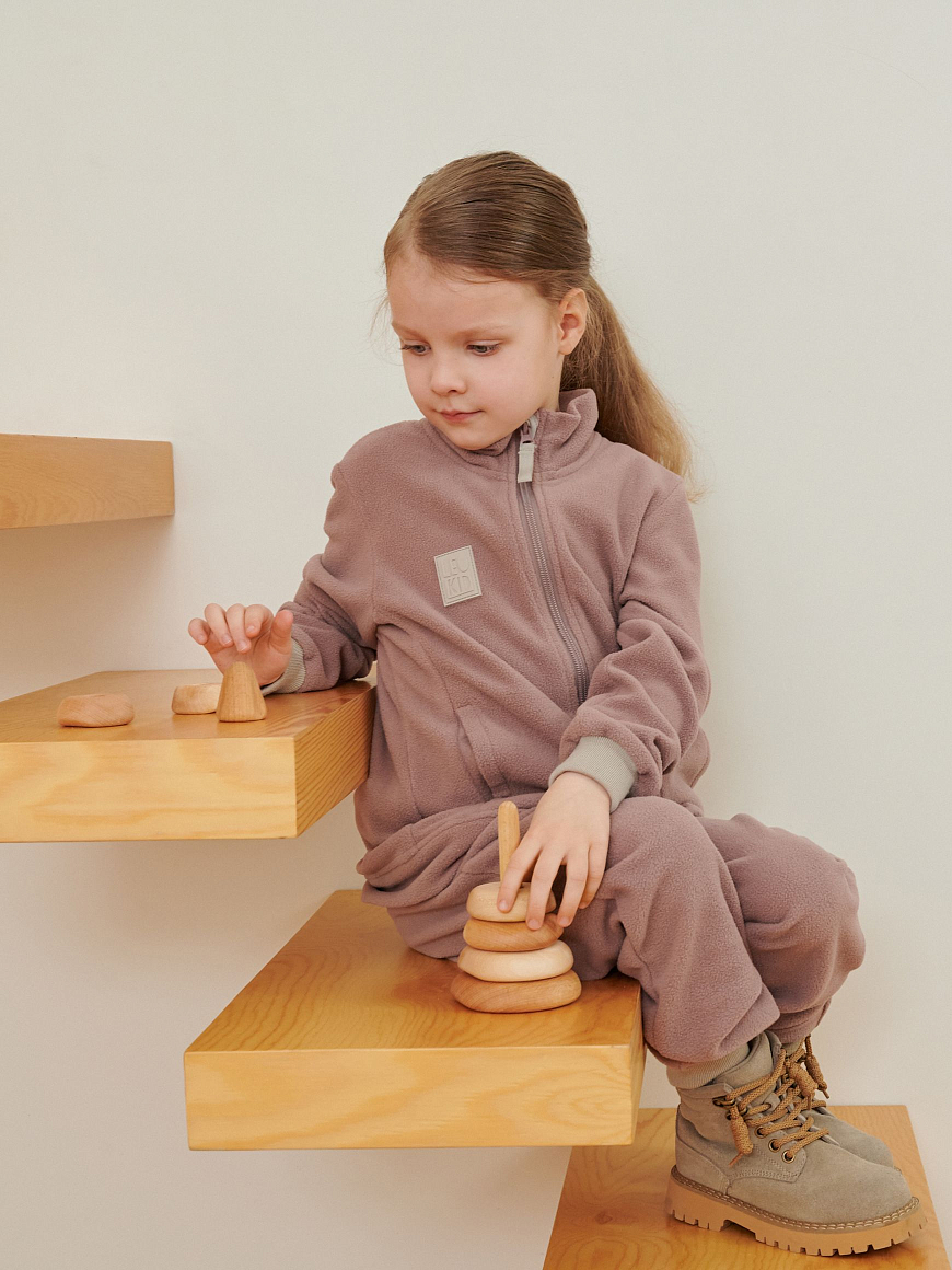 Флисовый джемпер Leokid Lotte Wood Pink