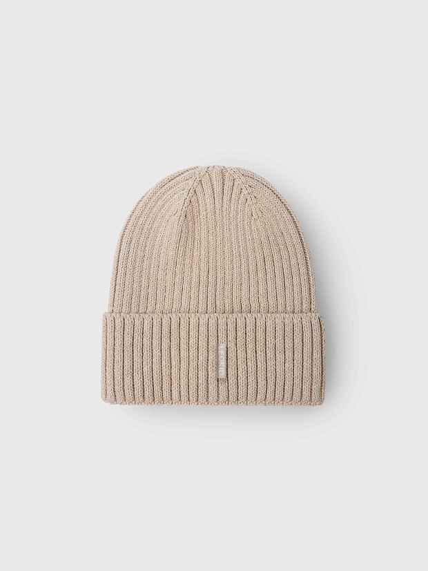 Вязаная шапка Leokid Beanie Cream