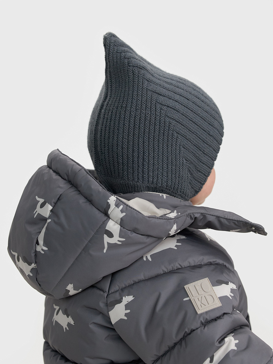 Шапка вязаная Woolwood Deep Gray