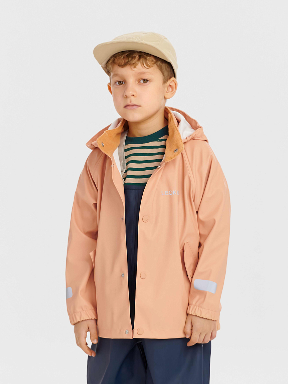 Непромокаемая куртка Leokid Leaf Pink Apricot