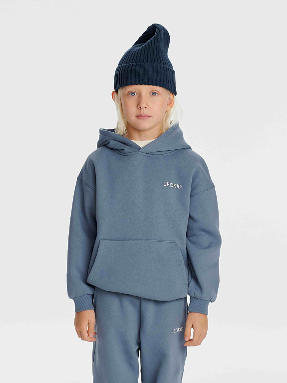 Толстовка с капюшоном Leokid Bernie Storm Blue