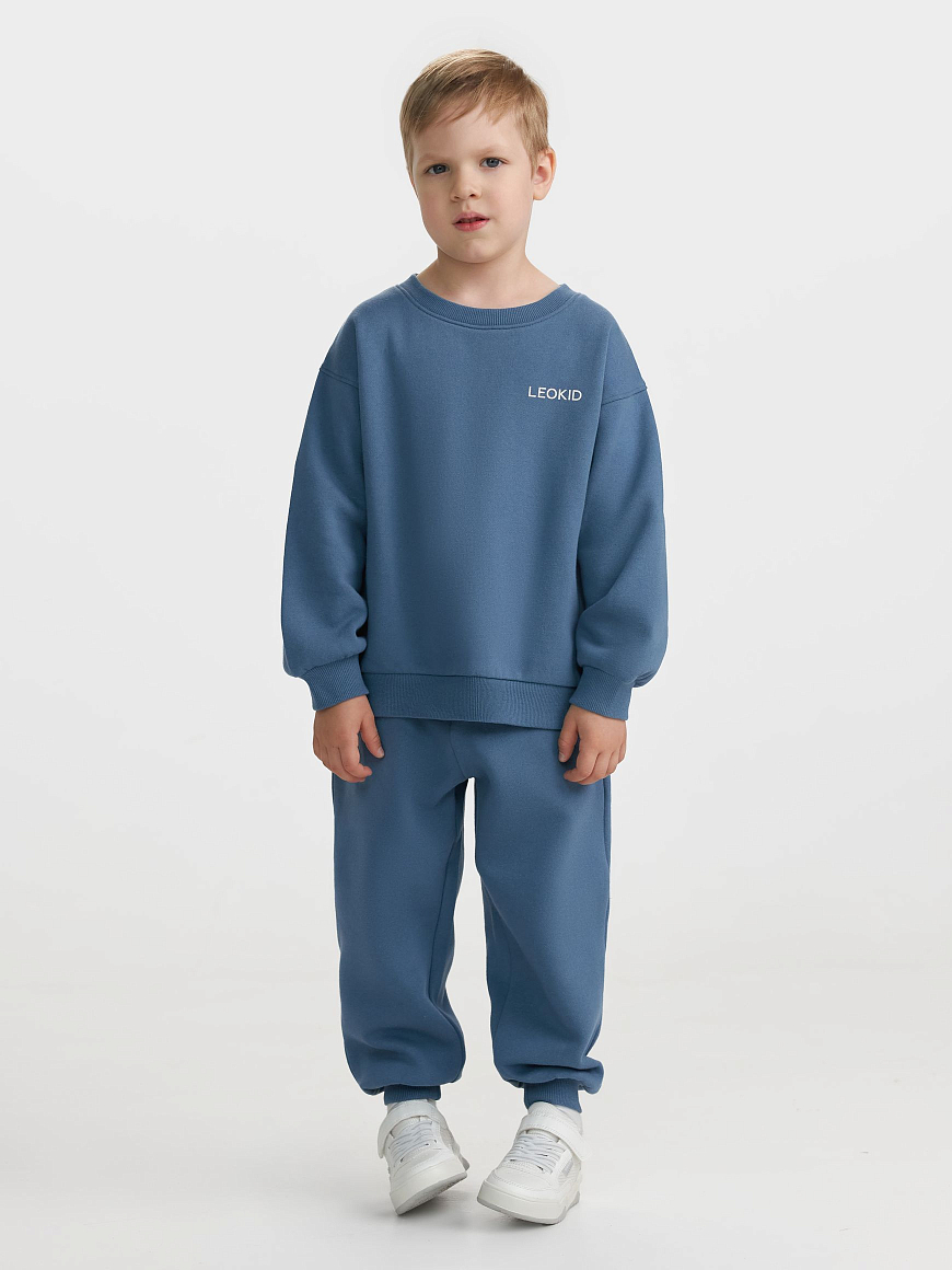Брюки трикотажные Terry Salt Blue