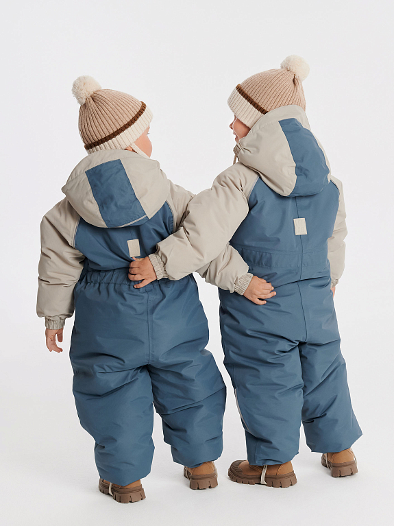 Комбинезон утепленный Leokid Color block Salt Blue