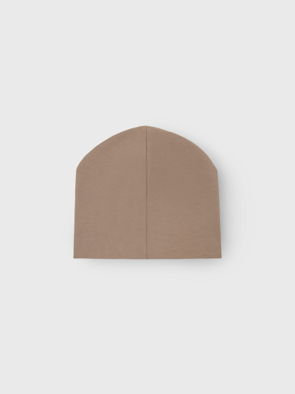 Трикотажная шапка Leokid Light Beige
