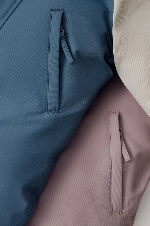 Комбинезон утепленный Leokid Color block Salt Blue