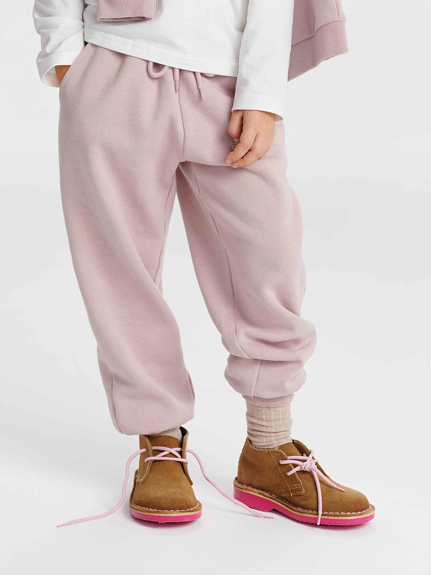 Трикотажные брюки Leokid Terry Pink Bloom