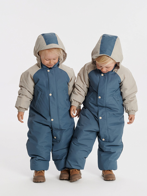 Комбинезон утепленный Leokid Color block Salt Blue
