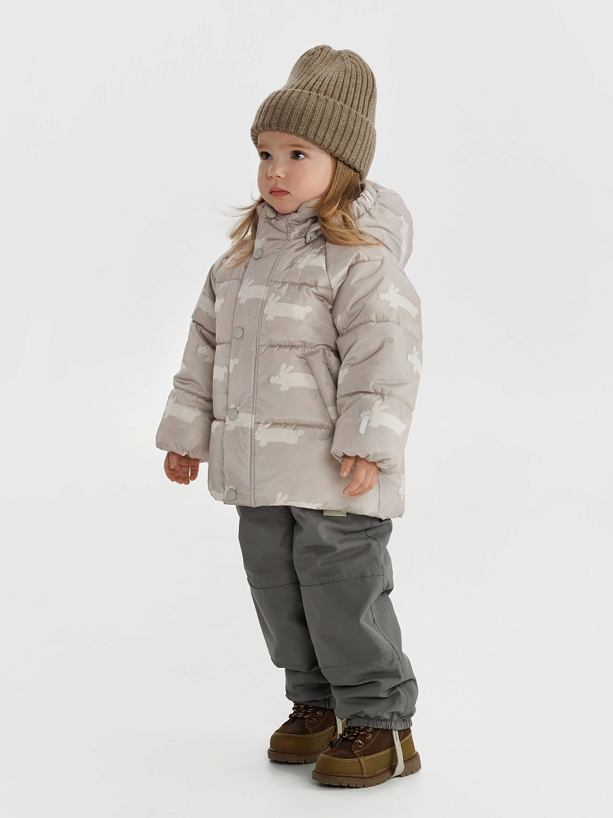 Куртка демисезонная Leni Beige Fluffy
