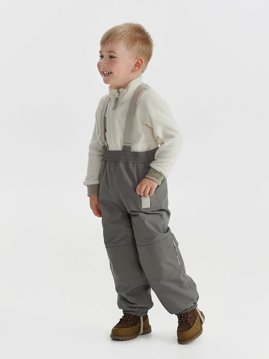 Брюки демисезонные на подтяжках Flint Slight Gray