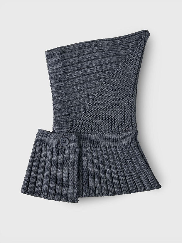 Вязаная шапка Leokid Woolwood Deep Gray