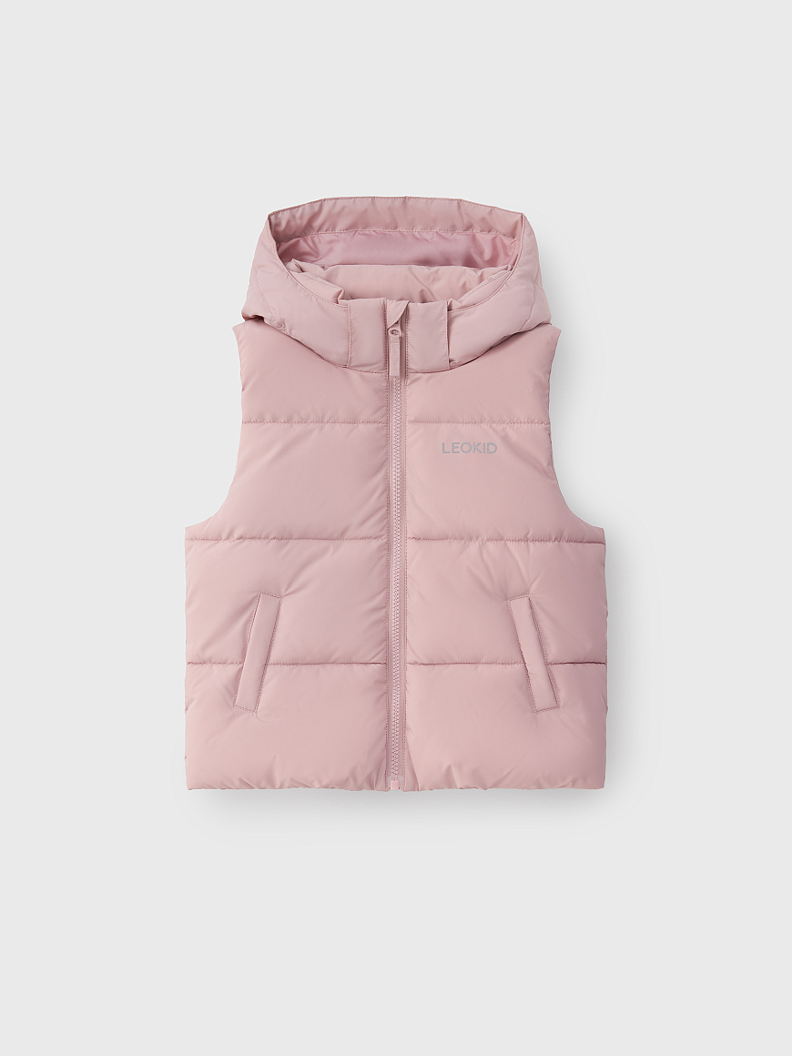 Жилет с капюшоном Leokid Stevie Pink Bloom
